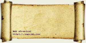 Stanislava Aćimović vizit kartica